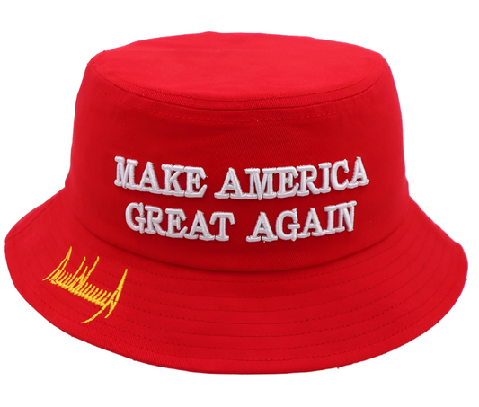 Red MAGA Bucket Hat